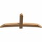 Ekena Millwork Bellingham Timber Gable Bracket, Western Red Cedar, 72"W x 30"H x 3 1/2"D x 5 1/2"F, 10/12 Pitch GBW072X30X0406BEL00SWR - alternate 2